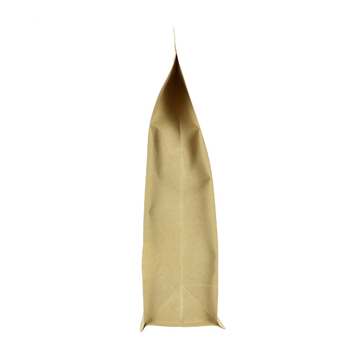 Paper StandUp Kraft with self closing and Window 25+10x35cm (50 Units)