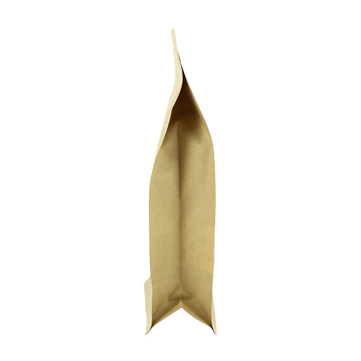 Paper StandUp Kraft with self closing and Window 16+8x26cm (500 Units)