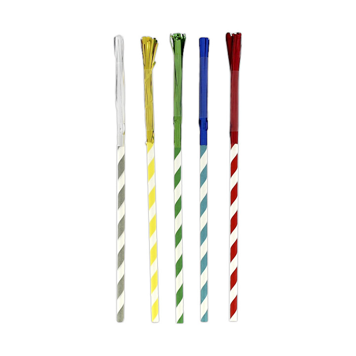 Paper Straw Straight Palms Ø0,6cm 24cm (100 Units)