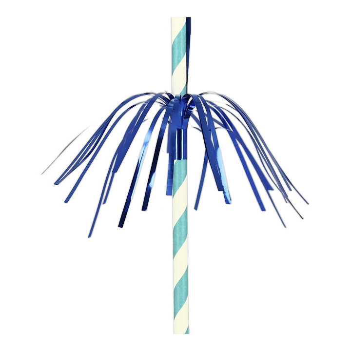 Paper Straw Straight Palms Ø0,6cm 24cm (100 Units)