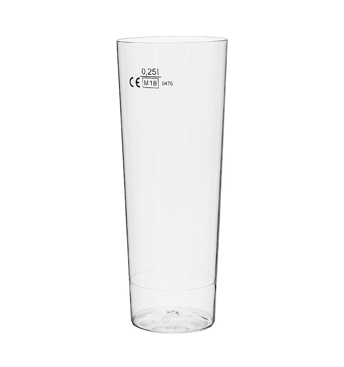 Plastic Collins Glass PS "Moon" Clear 300ml (490 Units)