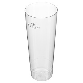 Plastic Collins Glass PS "Moon" Clear 300ml (490 Units)