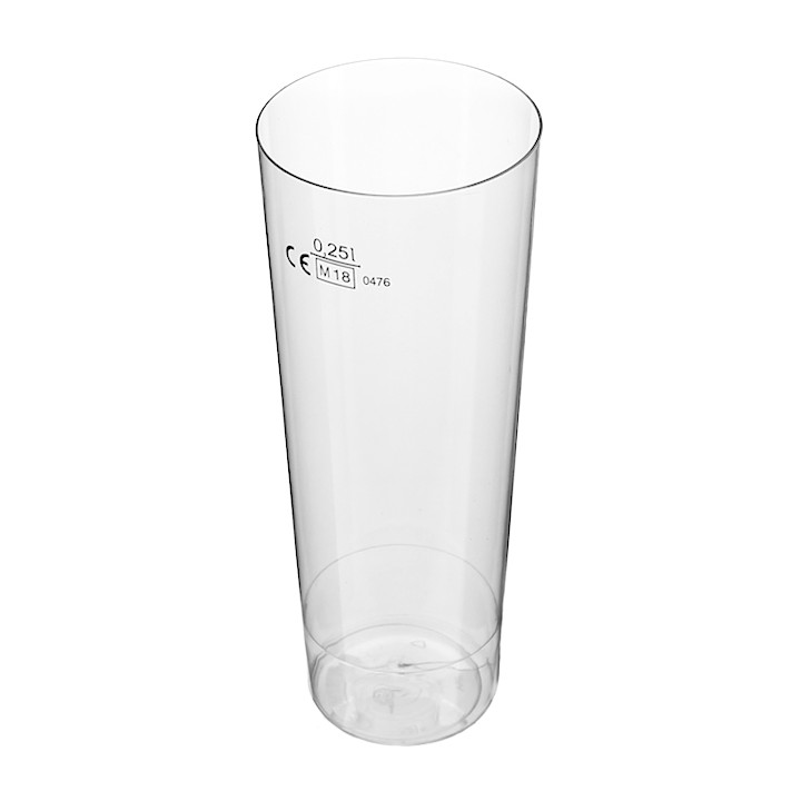 Plastic Collins Glass PS "Moon" Clear 300ml (490 Units)