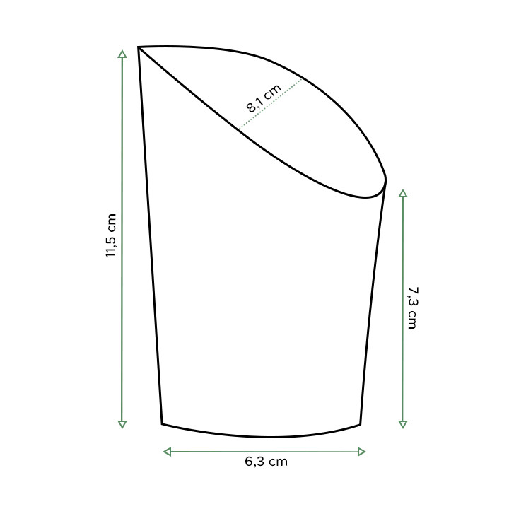 Paper Container Kraft Effect Anti-Grease Medium Cup (1320 Units)