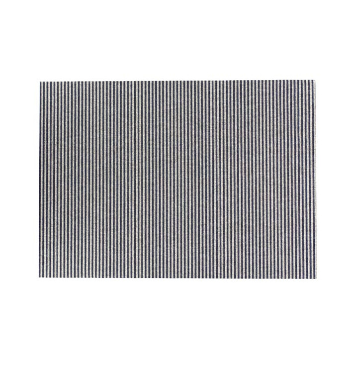 Cotton Placemat "Day Drap" Blue Line 32x45cm (12 Units) 
