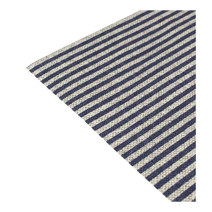 Cotton Placemat "Day Drap" Blue Line 32x45cm (12 Units) 