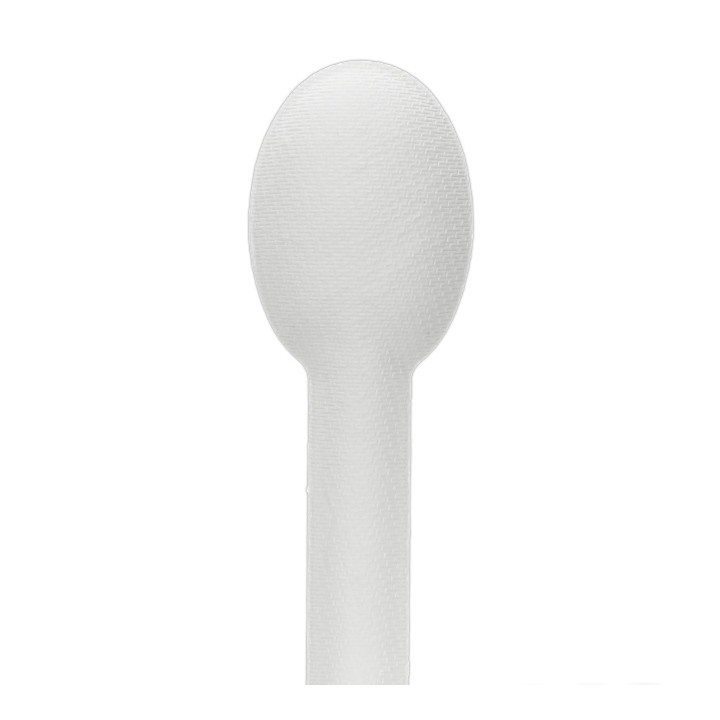 Sugarcane Spoon White 16cm (50 Units)