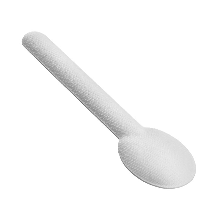 Sugarcane Spoon White 16cm (50 Units)