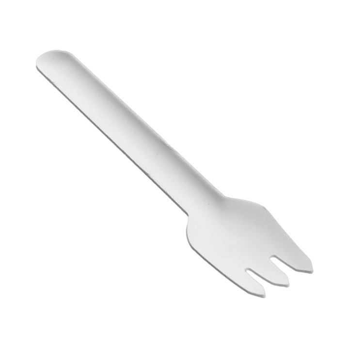 Sugarcane Fork White 16cm (50 Units)