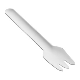 Sugarcane Fork White 16cm (1.000 Units)