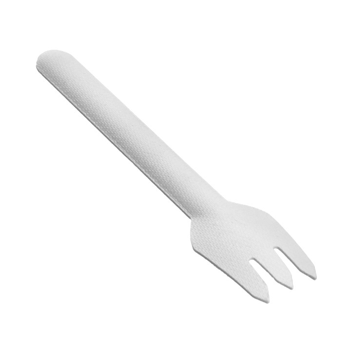 Sugarcane Fork White 16cm (1.000 Units)