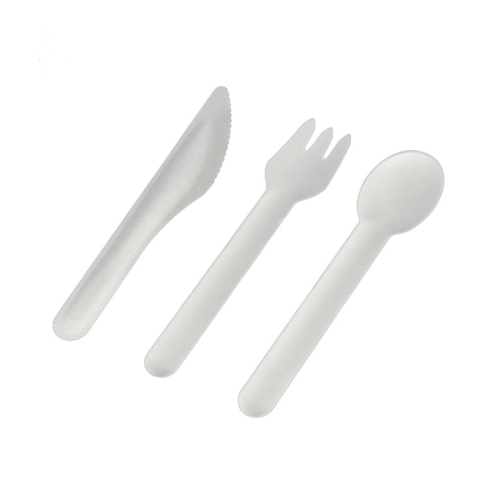 Sugarcane Spoon White 16cm (50 Units)
