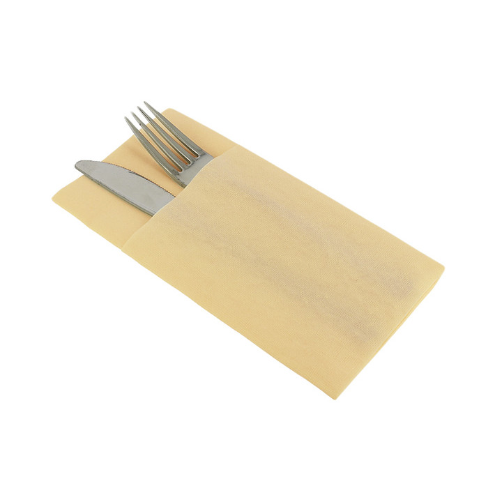 Pocket Fold Airlaid Napkins "Kanguro" Cream 40x40cm (480 units)