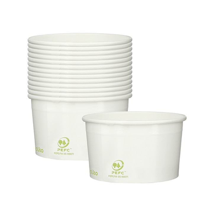 Paper Ice Cream Container Eco-Friendly 100ml (65 Units) 