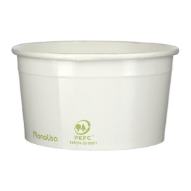 Paper Ice Cream Container Eco-Friendly 175ml (50 Units) 