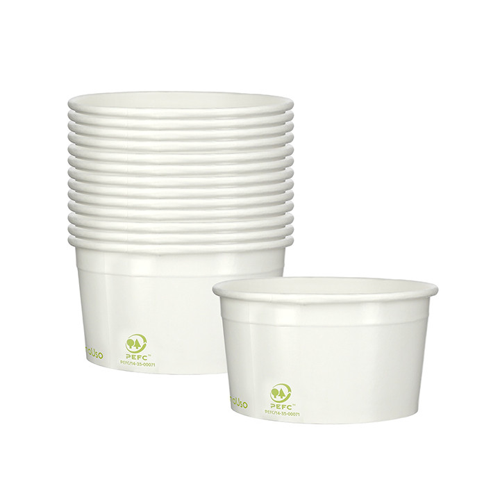 Paper Ice Cream Container Eco-Friendly 175ml (50 Units) 