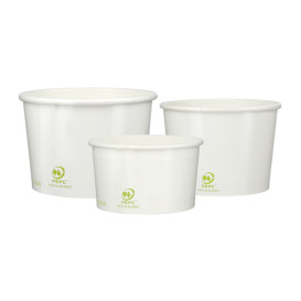 Paper Ice Cream Container Eco-Friendly 310ml (1200 Units)