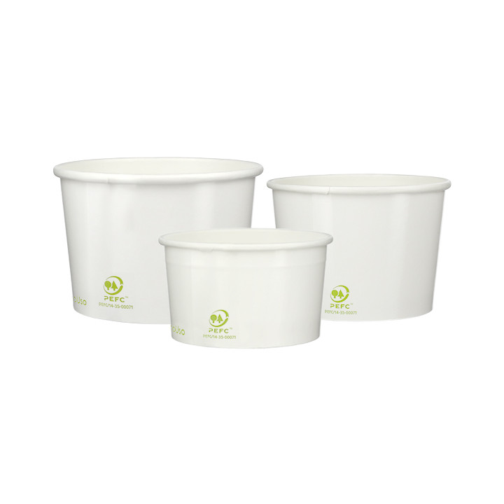 Paper Ice Cream Container Eco-Friendly 260ml (1.320 Units)