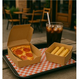 Paper Food Wrap Grease-Proof Red 31x31cm (4000 Units)