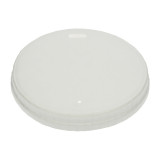 Travel Lid with White Paper Hole Ø9cm (100 Units) 