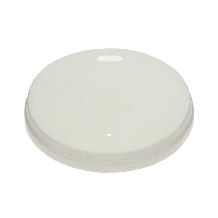 Travel Lid with White Paper Hole Ø8cm (1.000 Units)