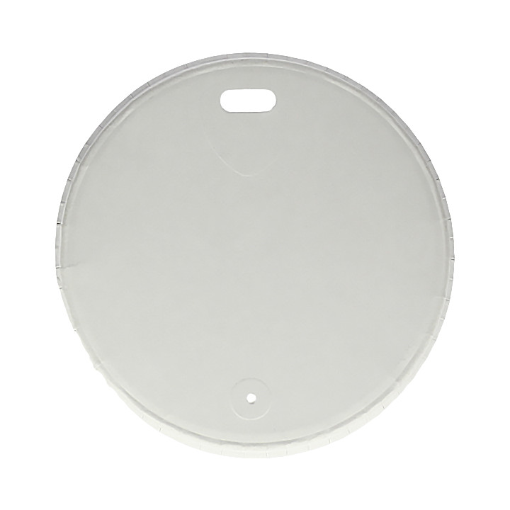 Travel Lid with White Paper Hole Ø8cm (1.000 Units)