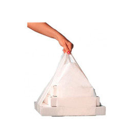 Plastic T-Shirt Bag for Pizza Boxes 50/26*60cm 