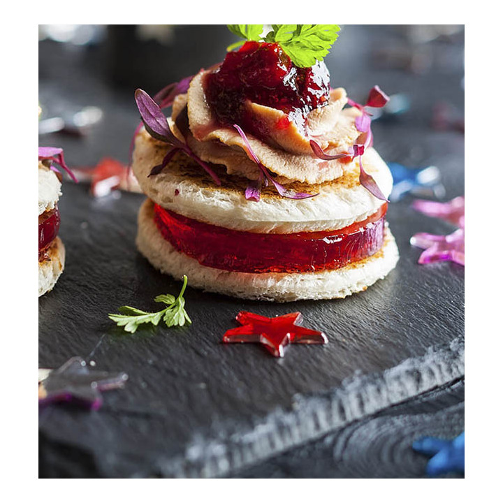 Plastic Tasting Platter Synthetic Slate PS 30x15,8cm (100 Units)