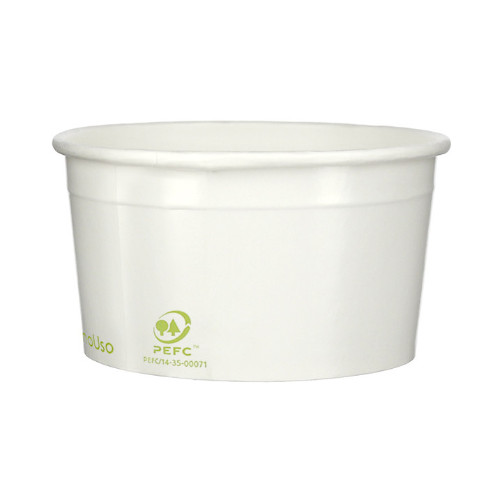 Paper Ice Cream Container Eco-Friendly 195ml (1260 Units)