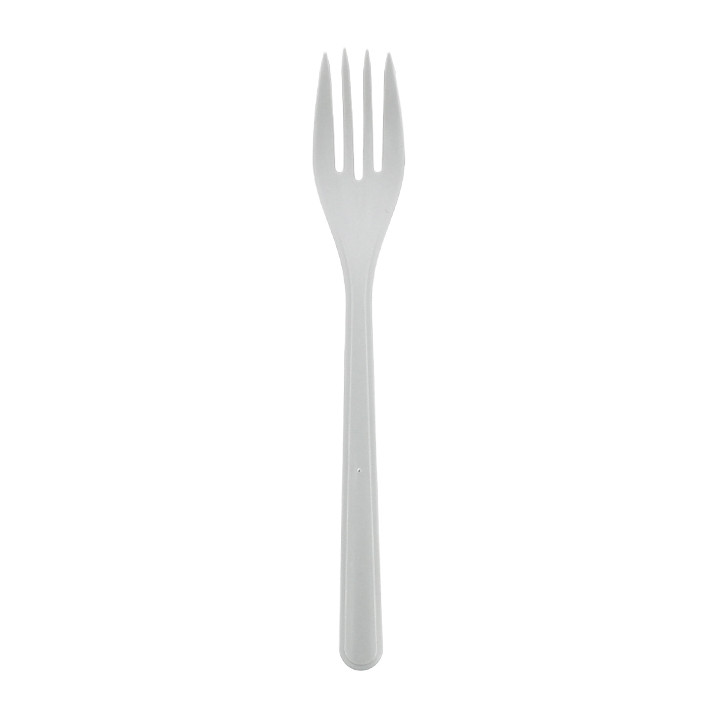 Reusable Fork PP Mineral "Hercules" White 185mm (1.000 Units)