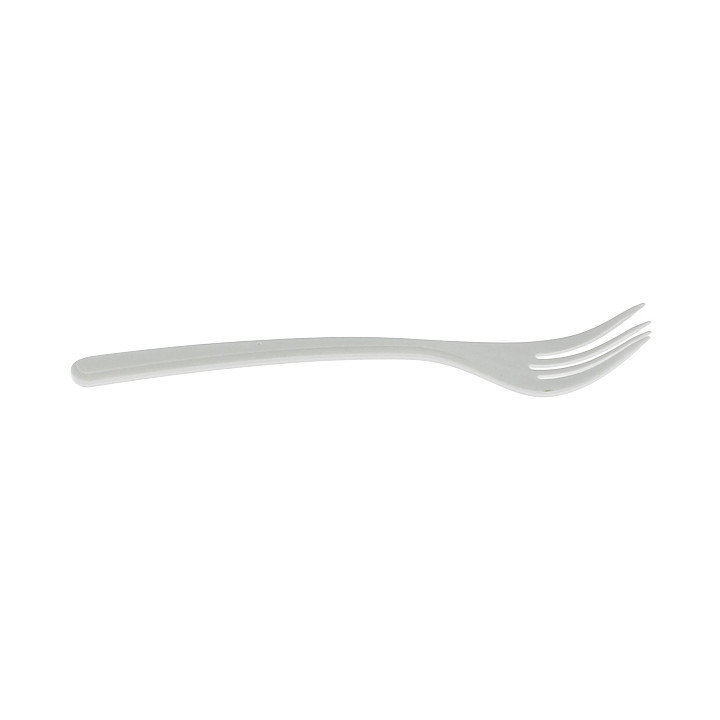 Reusable Fork PP Mineral "Hercules" White 185mm (1.000 Units)