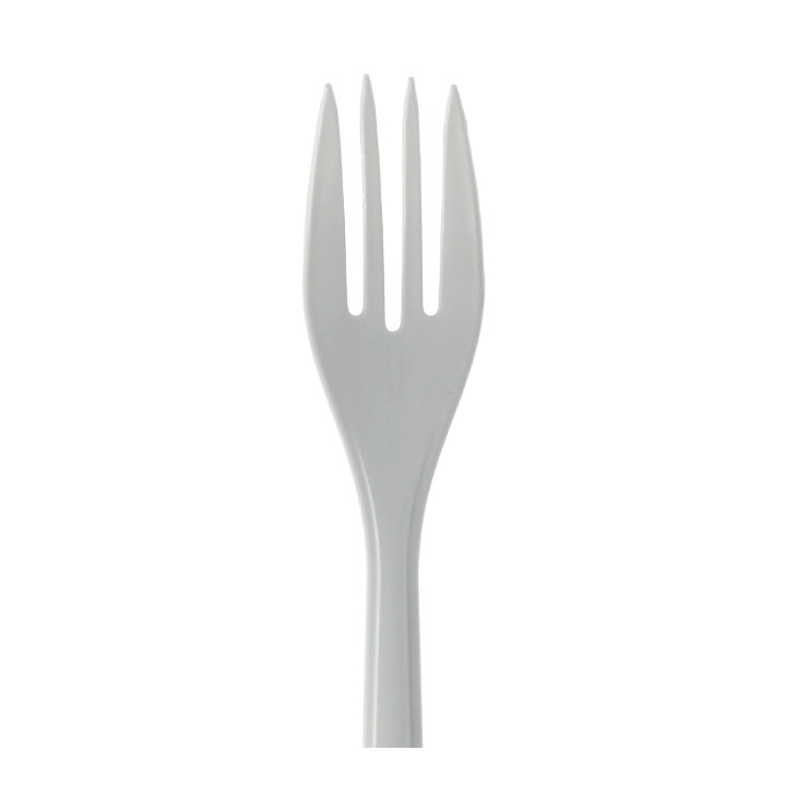 Reusable Fork PP Mineral "Hercules" White 185mm (1.000 Units)