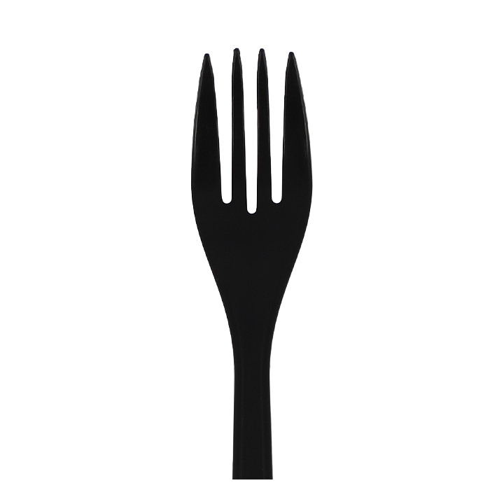 Reusable Fork PP Mineral "Hercules" Black 185mm (1.000 Units)