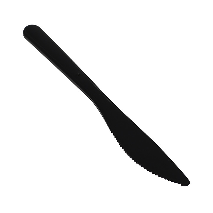 Reusable Knife PP Mineral "Hercules" Black 185mm (50 Units)