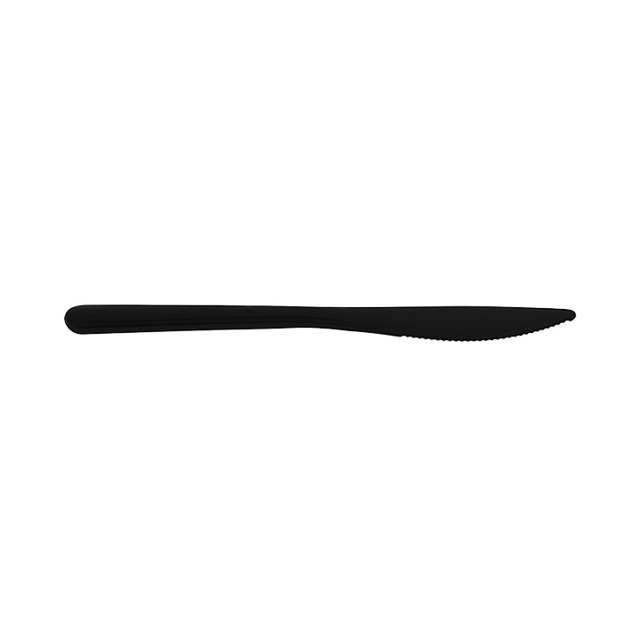 Reusable Knife PP Mineral "Hercules" Black 185mm (1.000 Units)