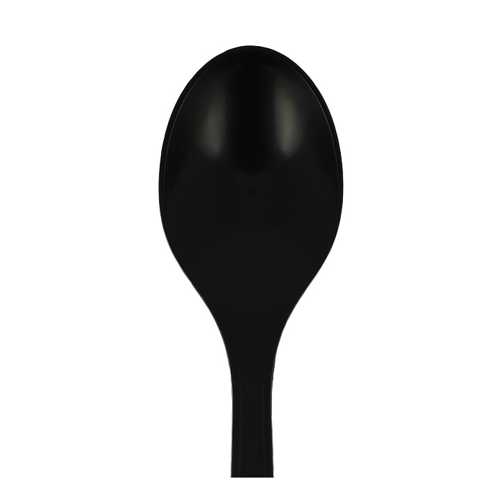 Reusable Spoon PP Mineral "Hercules" Black 185mm (50 Units)