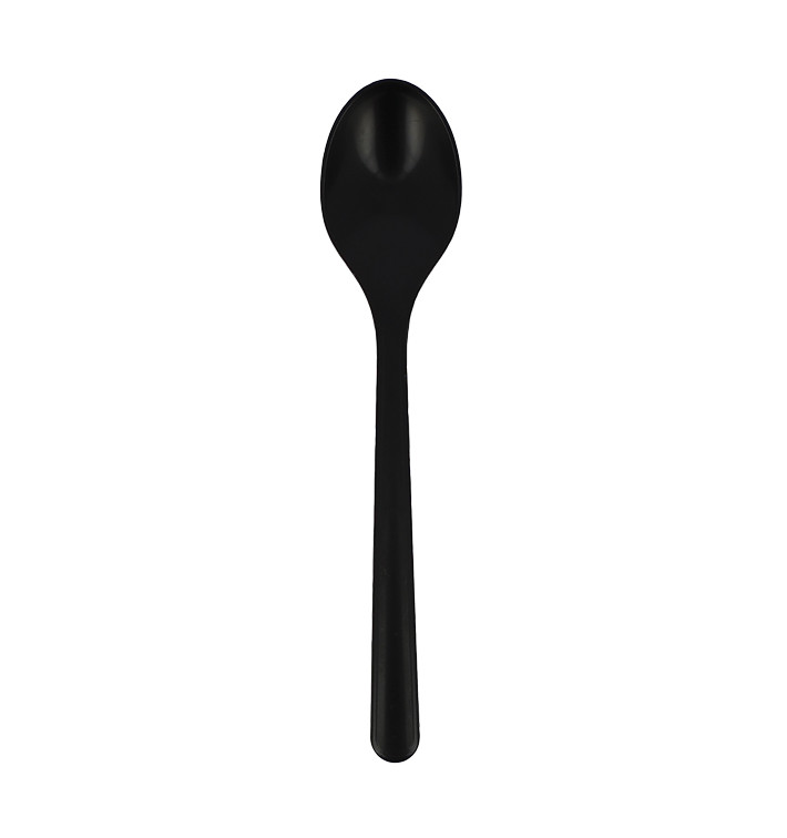 Reusable Spoon PP Mineral "Hercules" Black 185mm (1.000 Units)