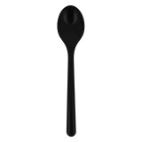 Reusable Teaspoon PP Mineral "Hercules" Black 130mm (50 Units)