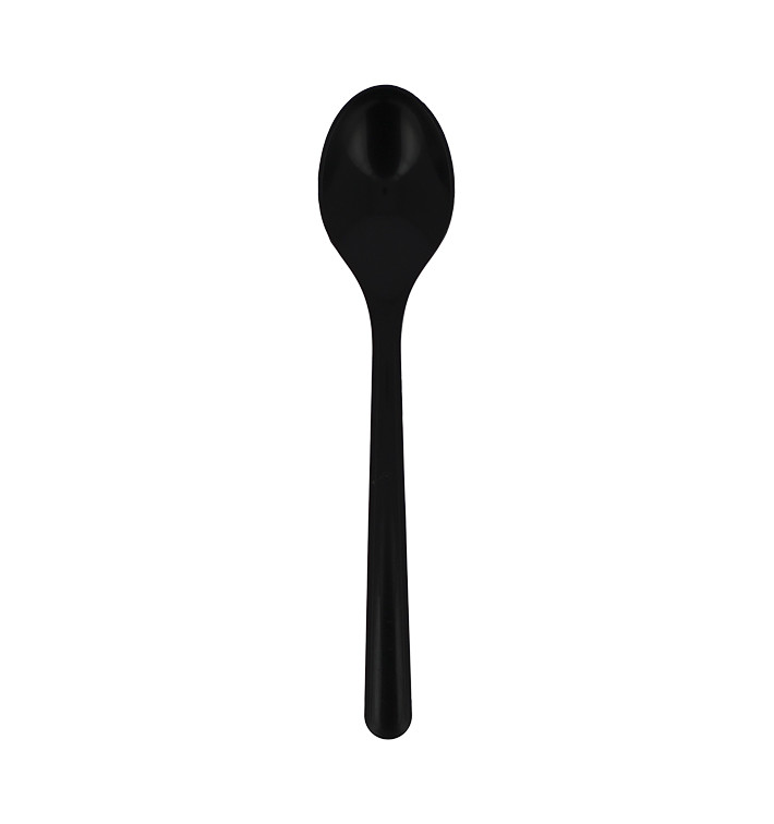Reusable Teaspoon PP Mineral "Hercules" Black 130mm (1.000 Units)