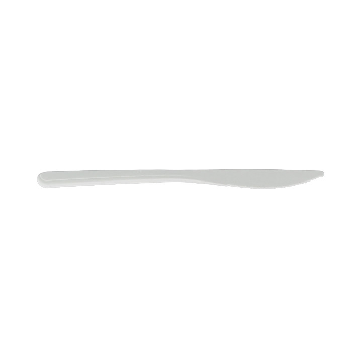 Reusable Knife PP Mineral "Hercules" White 185mm (1.000 Units)