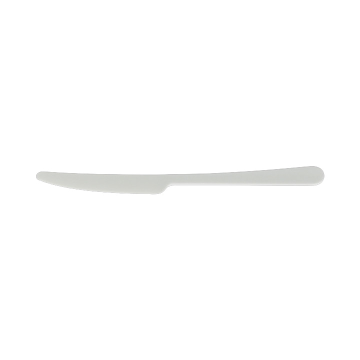 Reusable Knife PP Mineral "Gaia" White 197mm (10 Units)