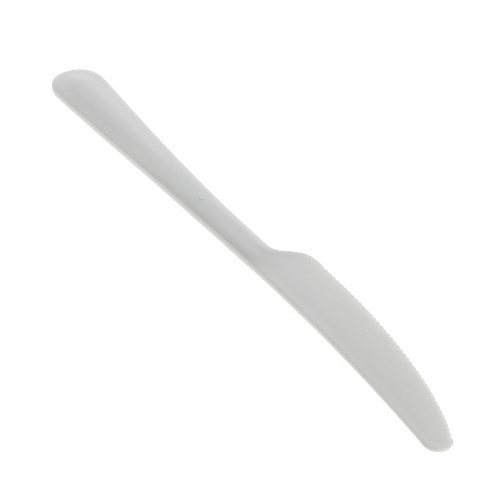 Reusable Knife PP Mineral "Gaia" White 197mm (10 Units)