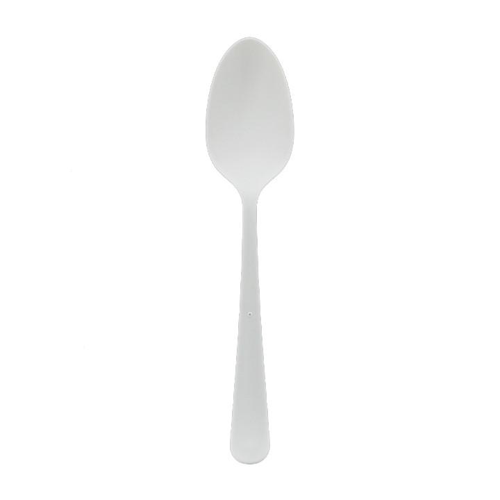 Reusable Spoon PP Mineral "Gaia" White 190mm (10 Units)