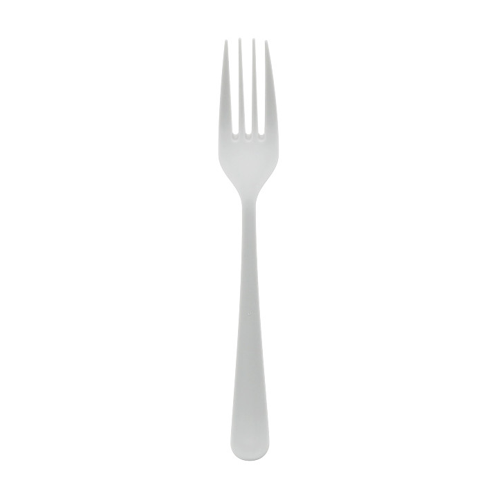 Reusable Fork PP Mineral "Gaia" White 190mm (100 Units)