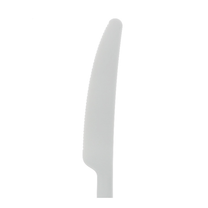 Reusable Knife PP Mineral "Gaia" White 197mm (1.200 Units)