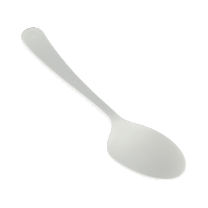 Reusable Spoon PP Mineral "Gaia" White 190mm (100 Units)