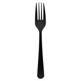 Reusable Fork PP Mineral "Gaia" Black 190mm (100 Units)