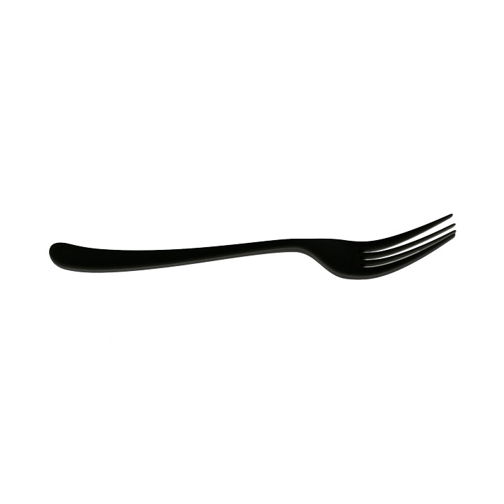 Reusable Fork PP Mineral "Gaia" Black 190mm (100 Units)
