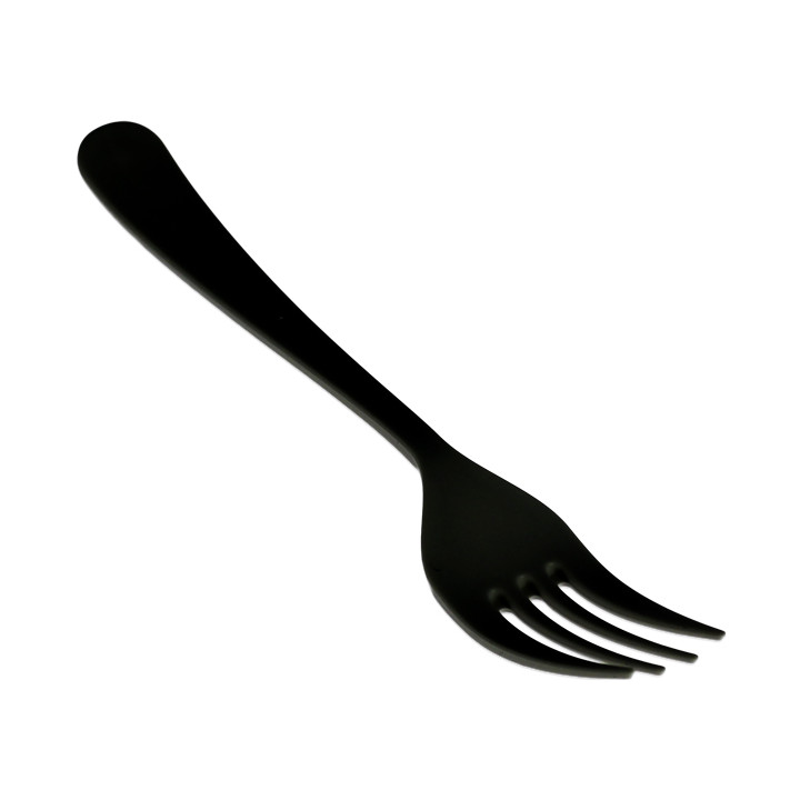 Reusable Fork PP Mineral "Gaia" Black 190mm (600 Units)