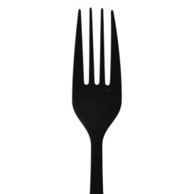 Reusable Fork PP Mineral "Gaia" Black 190mm (600 Units)